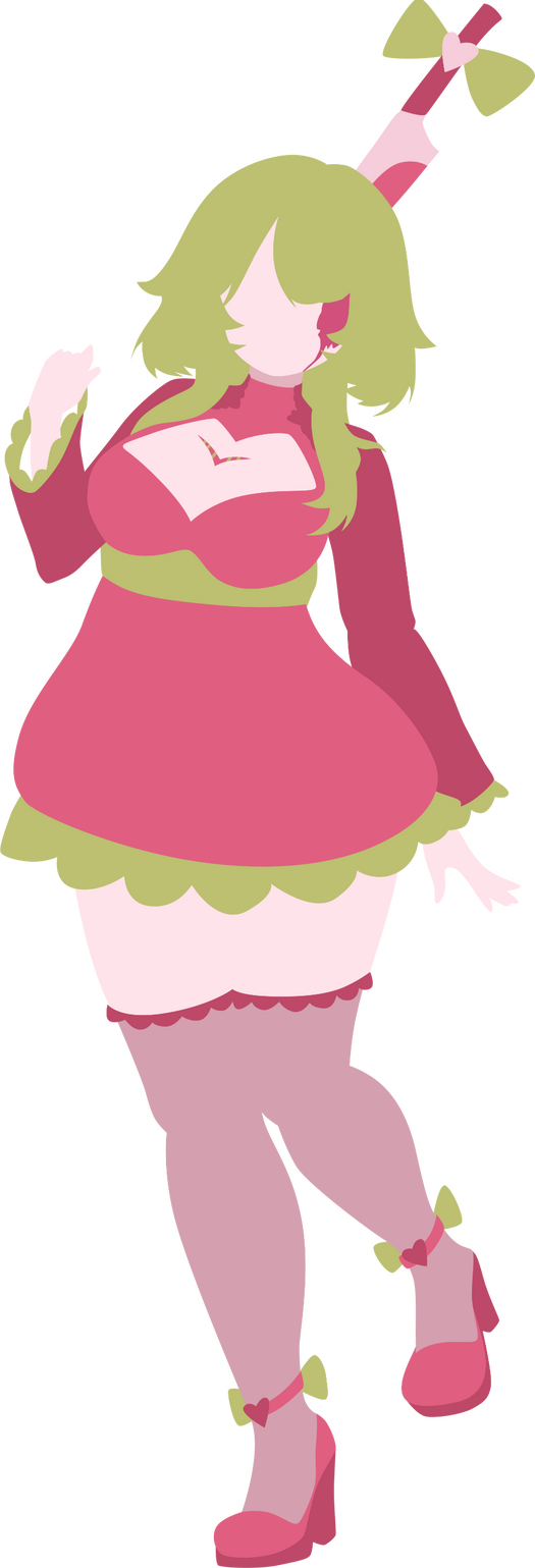 a lineless illustration of L0vezombie standing.