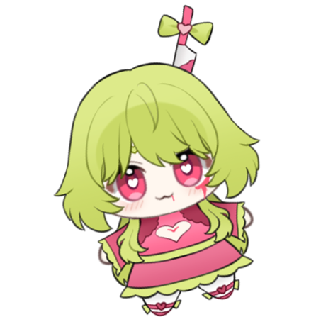 chibi illustration of lovezombie